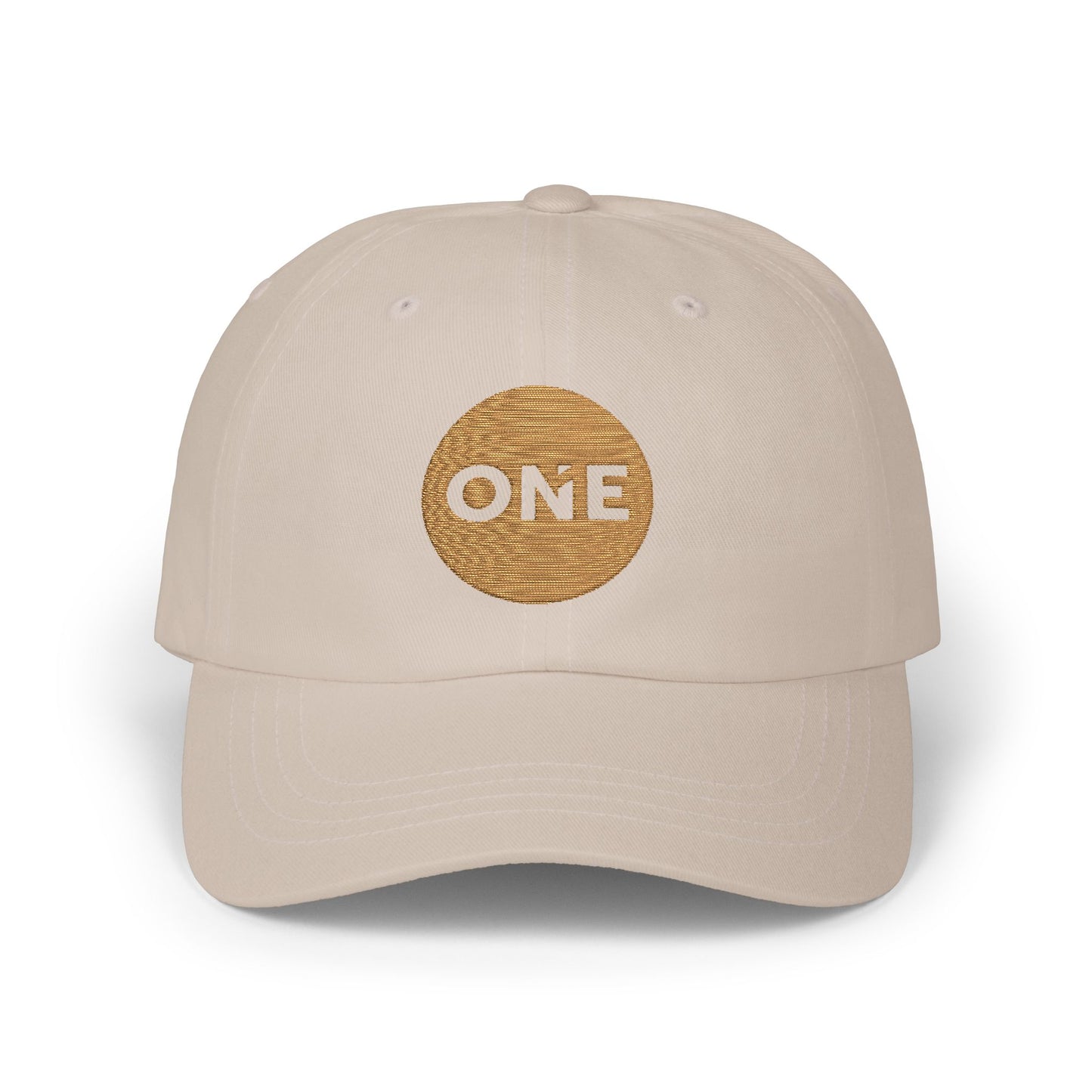 One Dad Cap with ONE Embroidery | Perfect for Dads, Gift for Father's Day, Casual Wear, Summer Style, Everyday Use