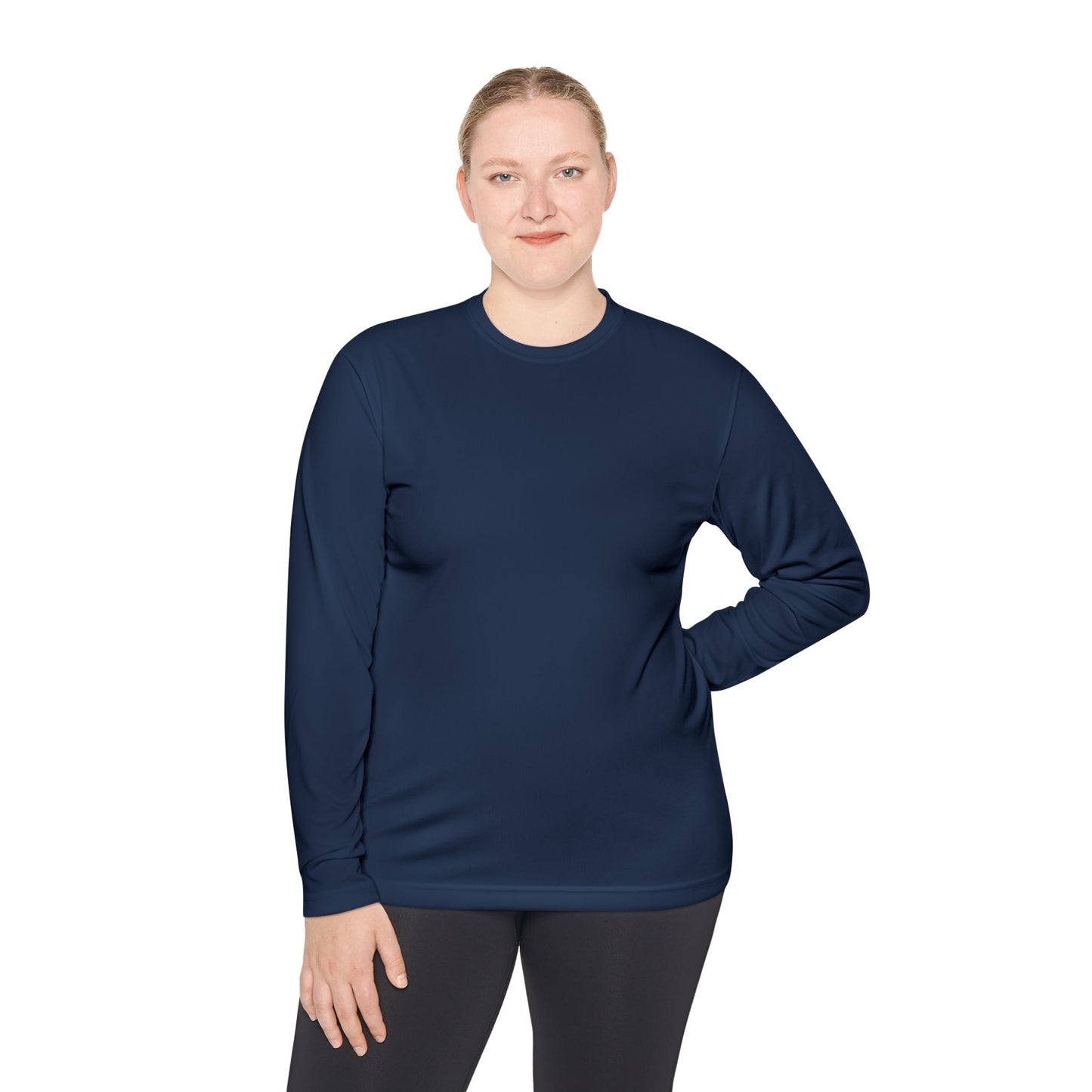 Gold ‘ONE’ Unisex Lightweight Long Sleeve Tee, Casual Shirt, Gift for Her/Him, Birthday/Anniversary Celebration, Everyday Wear