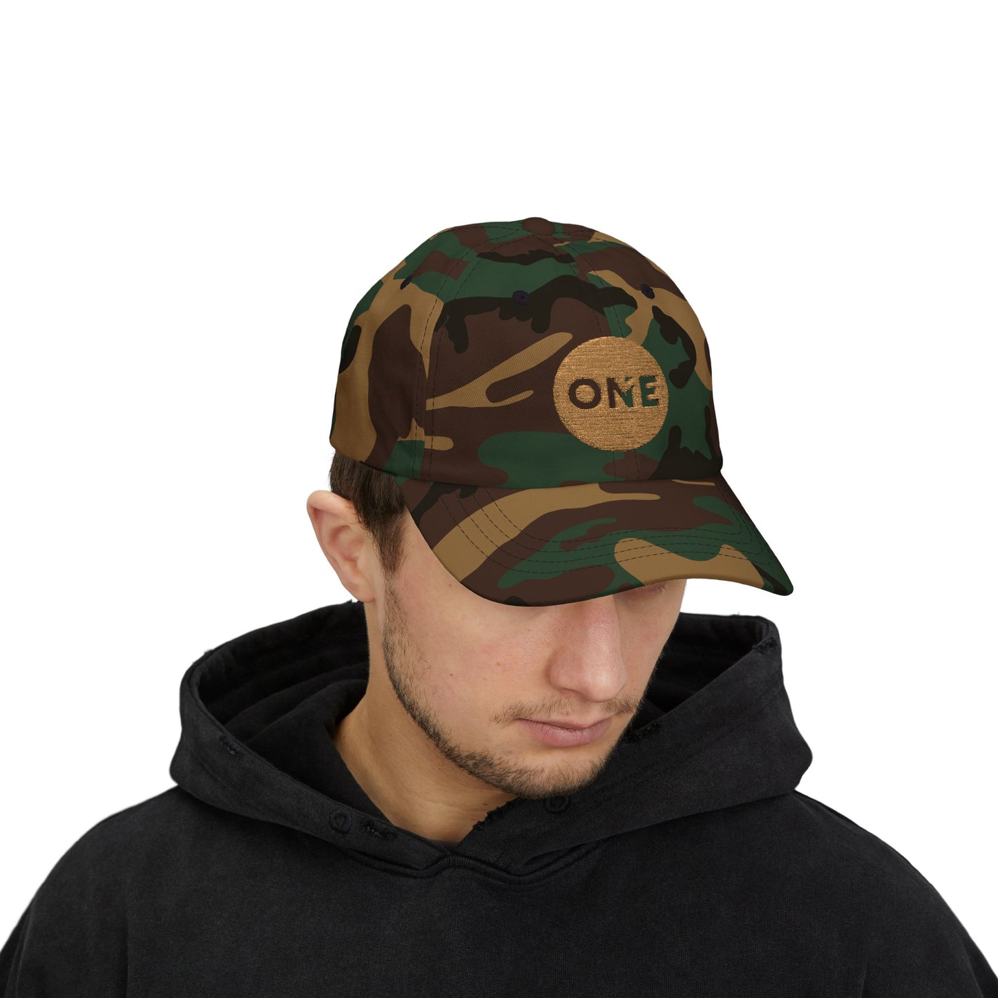 One Dad Cap with ONE Embroidery | Perfect for Dads, Gift for Father's Day, Casual Wear, Summer Style, Everyday Use