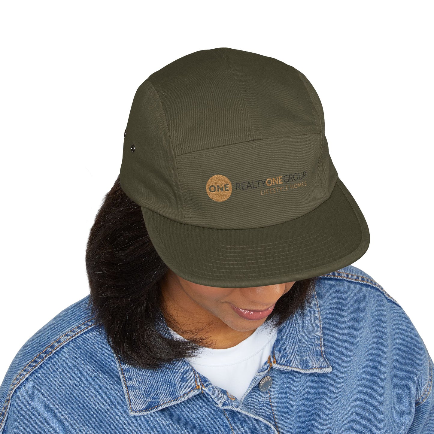 Embroidered 5 Panel Cap - Stylish Headwear for Adventures, Gifts for Him/Her, Casual Wear, Outdoor Activities, Trendy Hats