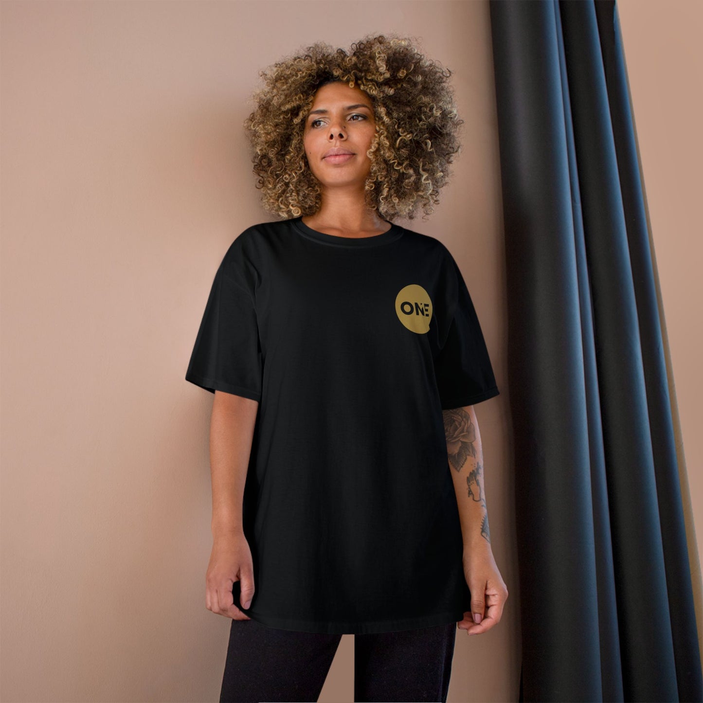 Champion T-Shirt - ONE Graphic Tee for Sports, Casual Wear, Gift for Him/Her, Birthday, Motivational Style