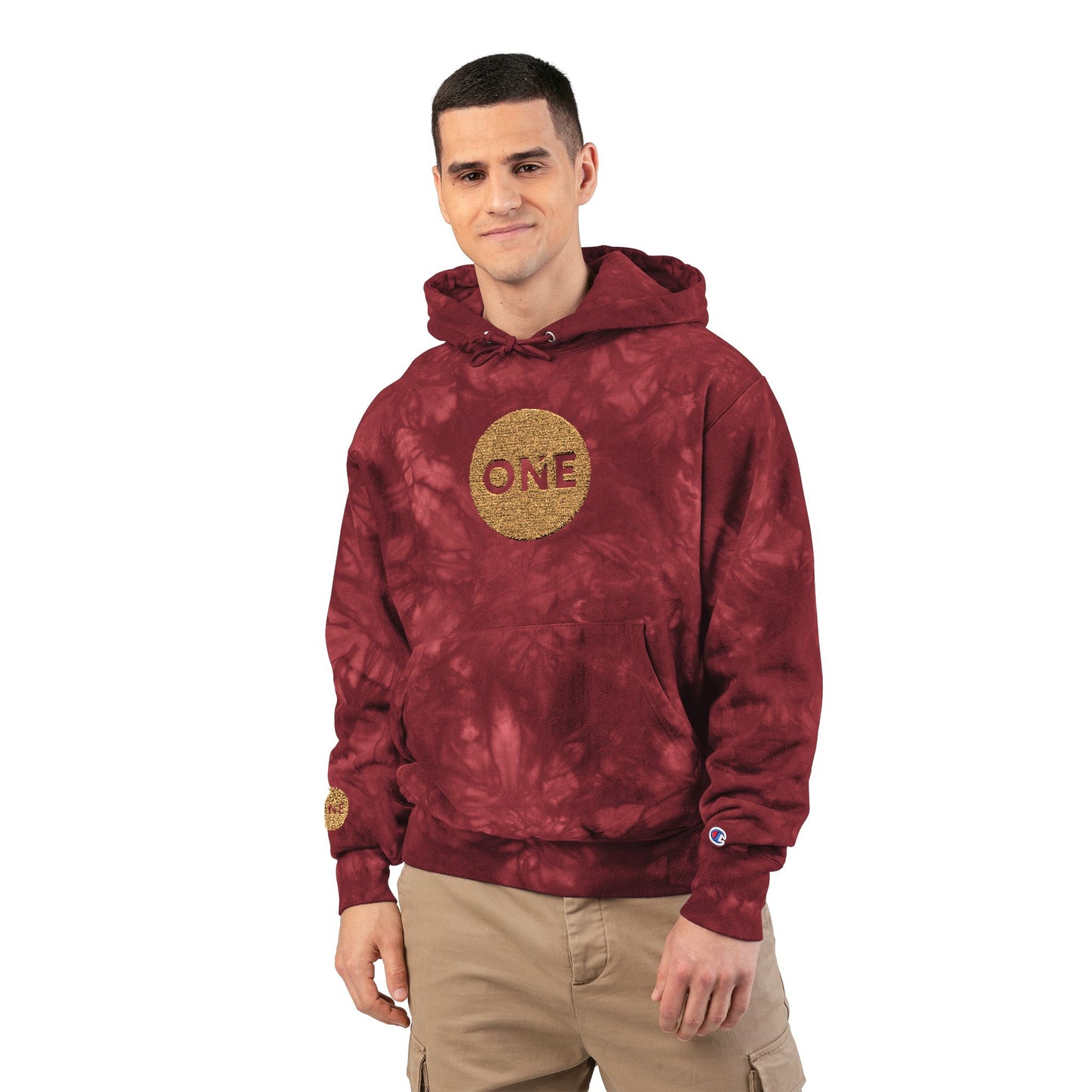 Stylish Tie-Dye Hoodie for Trendy Comfort, Perfect for Chill Days, Gift for Him/Her, Unique Hoodie, One Embroidered Design, Unisex Fashion
