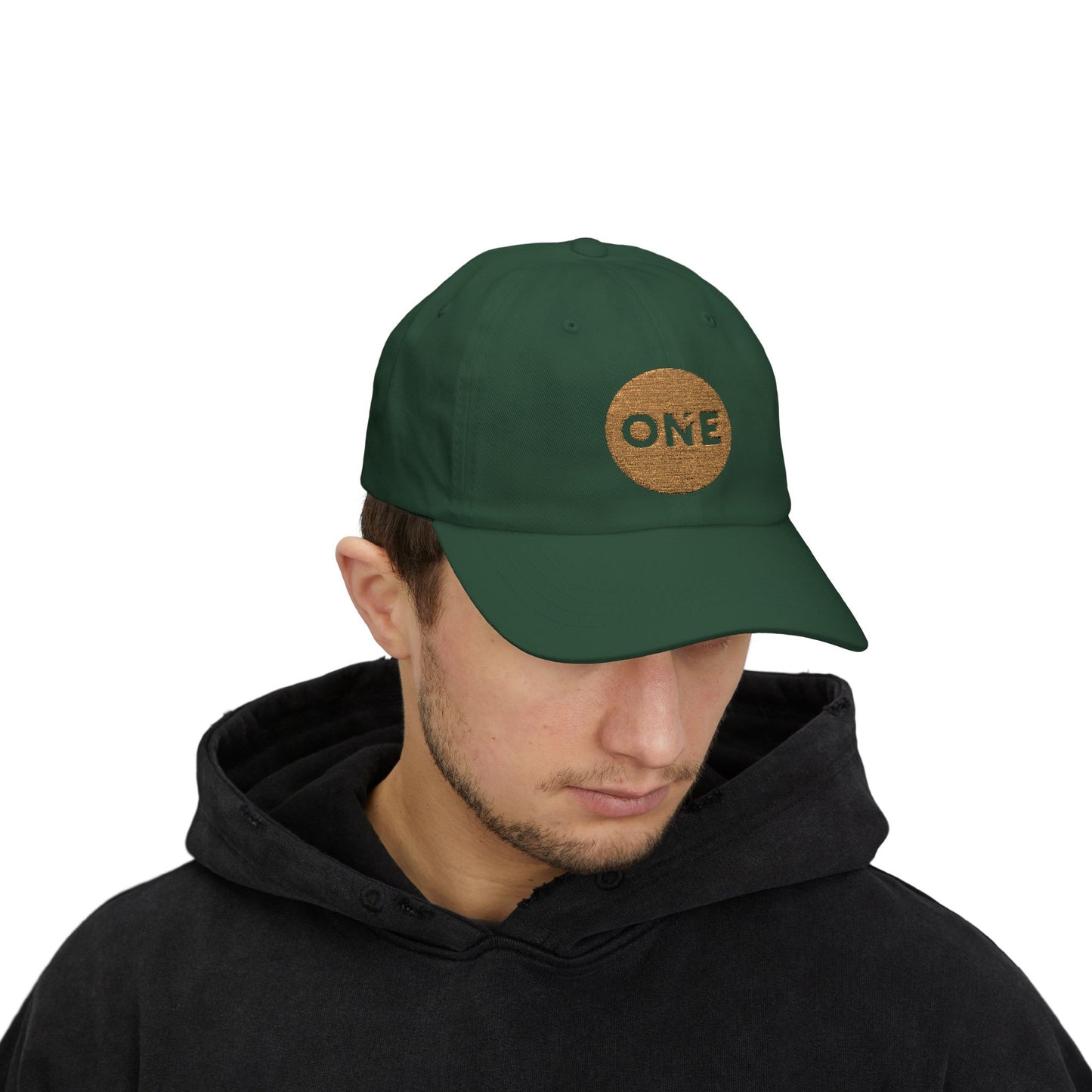One Dad Cap with ONE Embroidery | Perfect for Dads, Gift for Father's Day, Casual Wear, Summer Style, Everyday Use