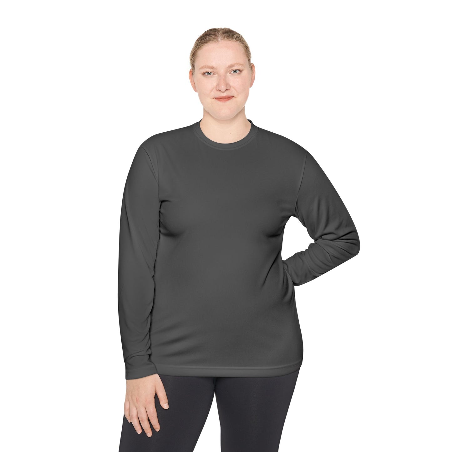 Gold ‘ONE’ Unisex Lightweight Long Sleeve Tee, Casual Shirt, Gift for Her/Him, Birthday/Anniversary Celebration, Everyday Wear