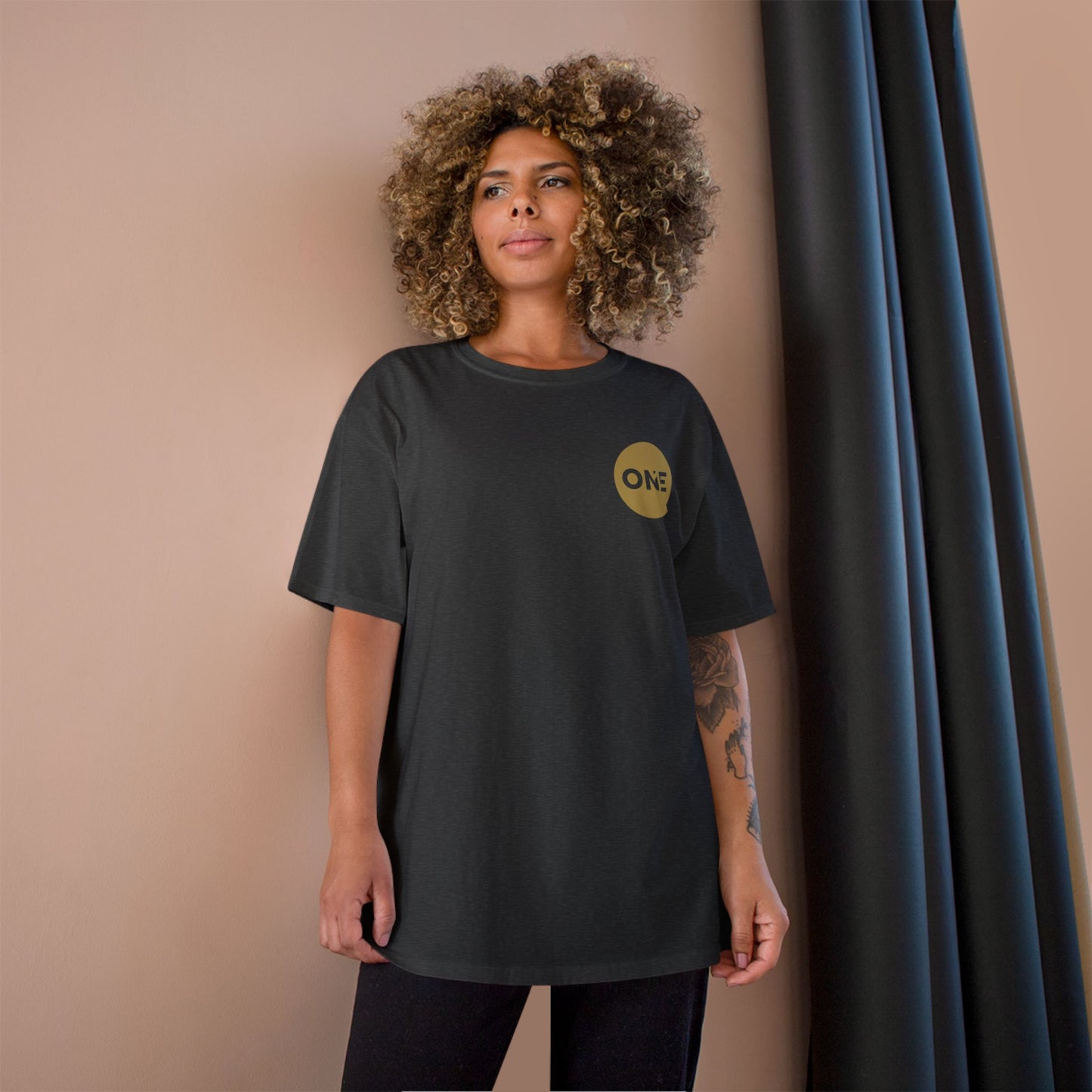 Champion T-Shirt - ONE Graphic Tee for Sports, Casual Wear, Gift for Him/Her, Birthday, Motivational Style