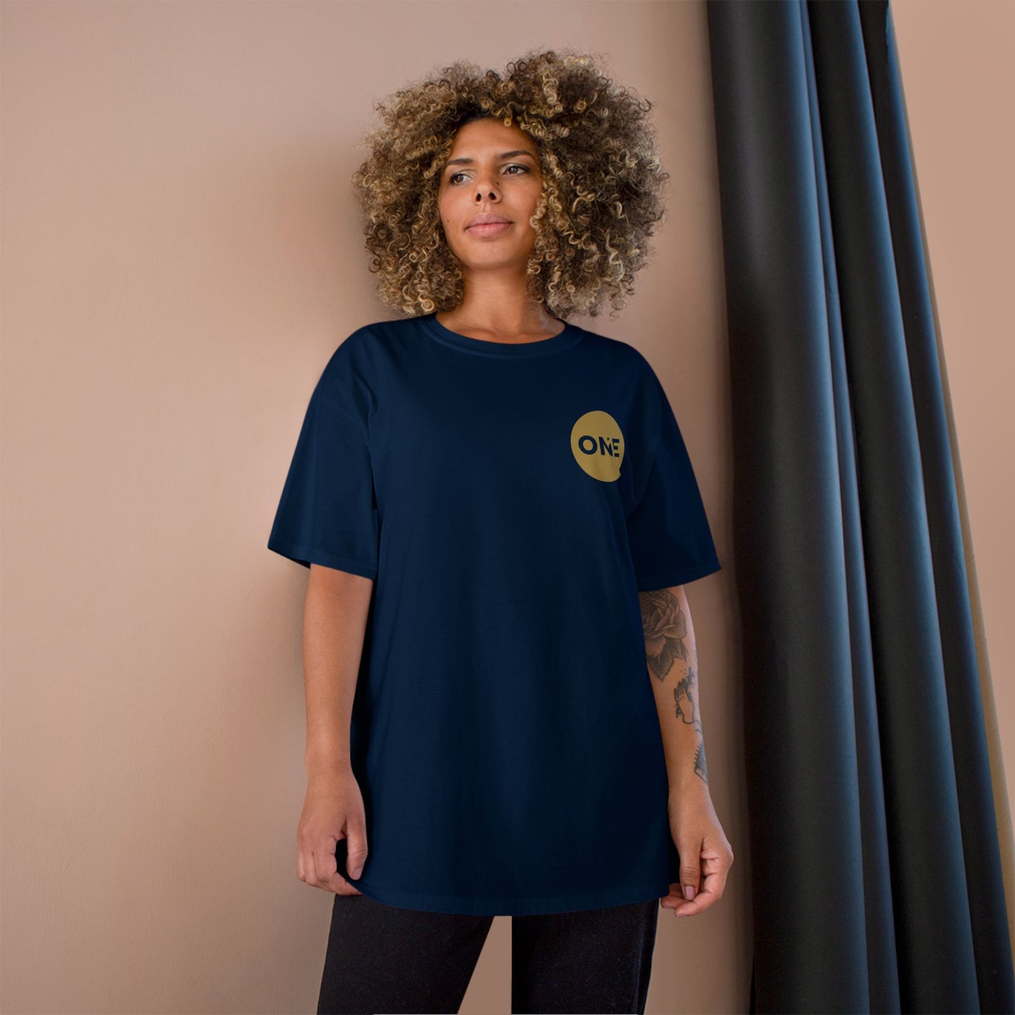Champion T-Shirt - ONE Graphic Tee for Sports, Casual Wear, Gift for Him/Her, Birthday, Motivational Style