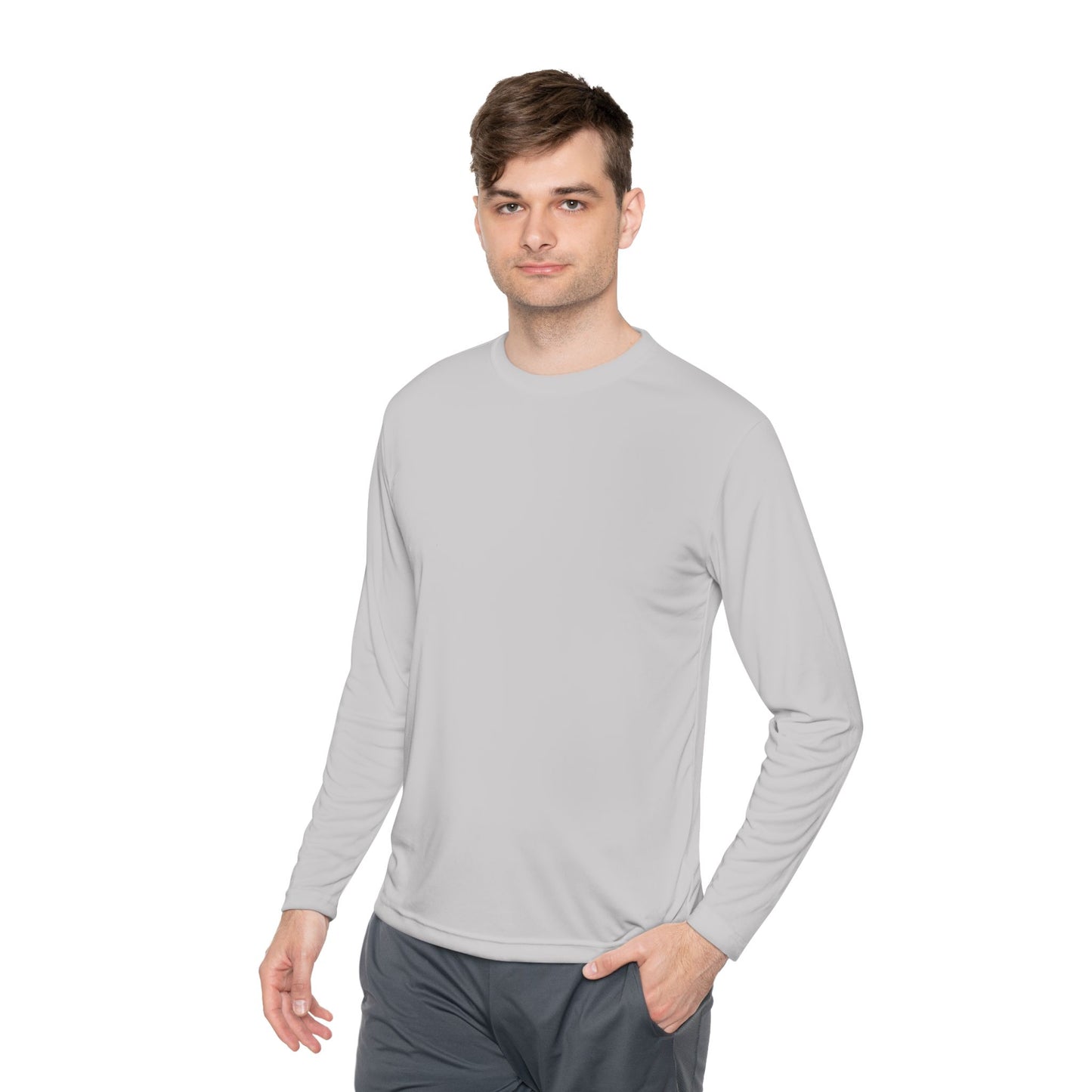 Gold ‘ONE’ Unisex Lightweight Long Sleeve Tee, Casual Shirt, Gift for Her/Him, Birthday/Anniversary Celebration, Everyday Wear