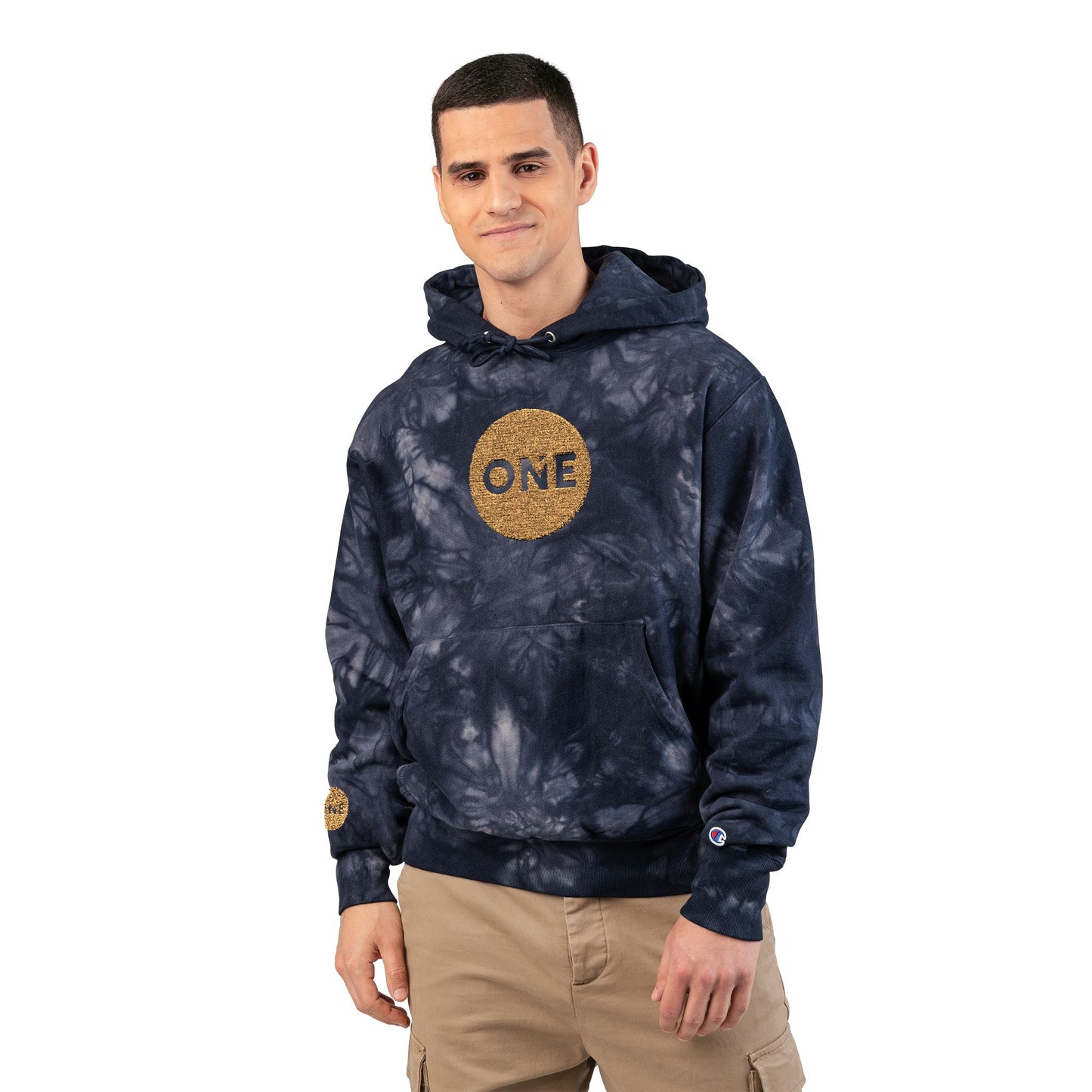 Stylish Tie-Dye Hoodie for Trendy Comfort, Perfect for Chill Days, Gift for Him/Her, Unique Hoodie, One Embroidered Design, Unisex Fashion