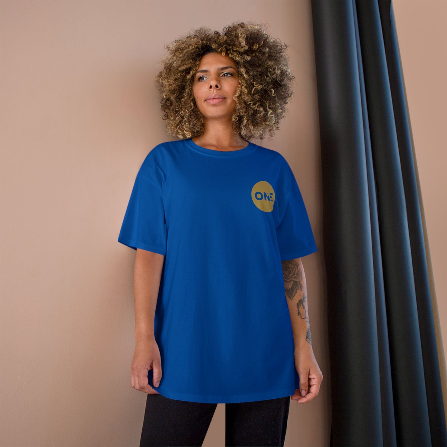 Champion T-Shirt - ONE Graphic Tee for Sports, Casual Wear, Gift for Him/Her, Birthday, Motivational Style