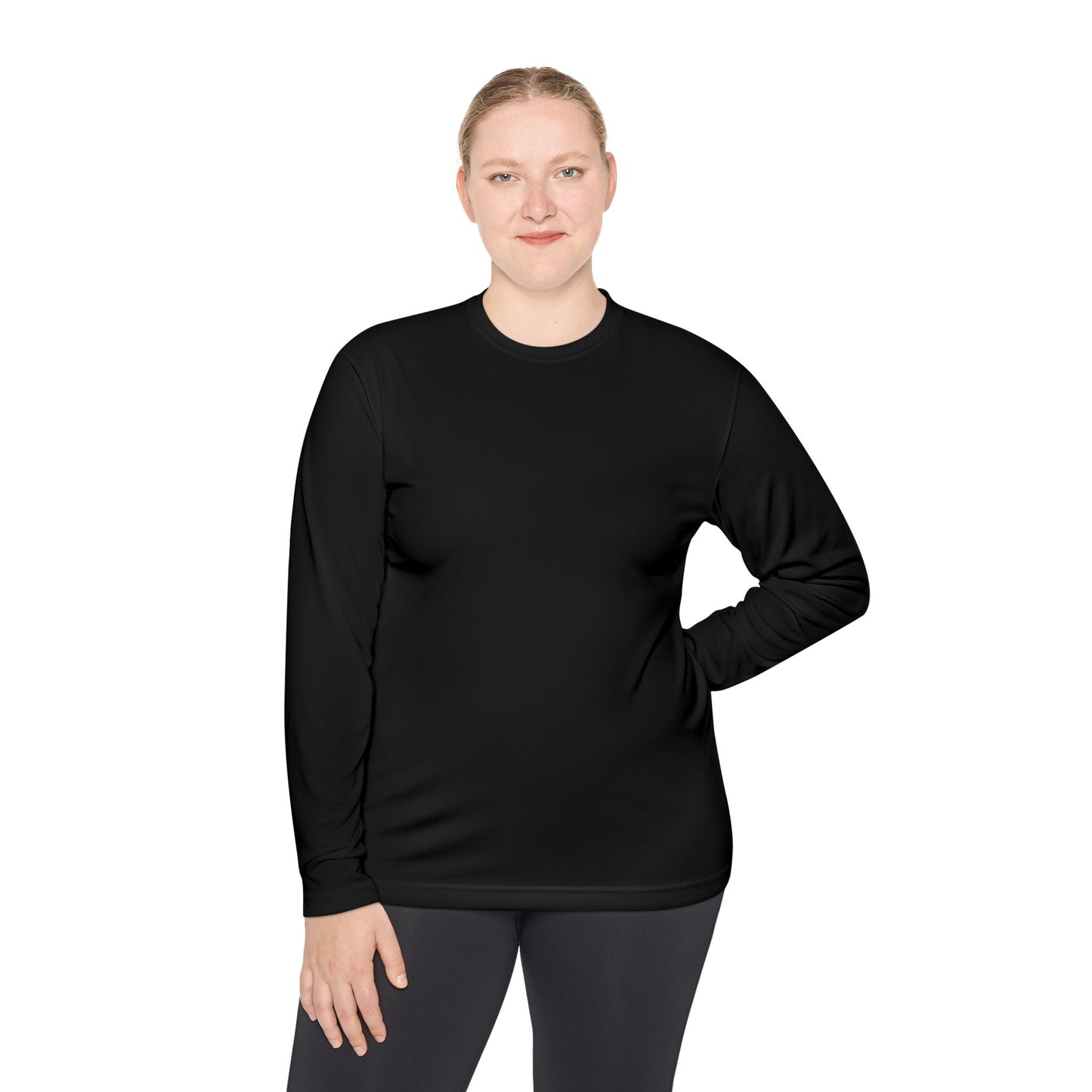 Gold ‘ONE’ Unisex Lightweight Long Sleeve Tee, Casual Shirt, Gift for Her/Him, Birthday/Anniversary Celebration, Everyday Wear