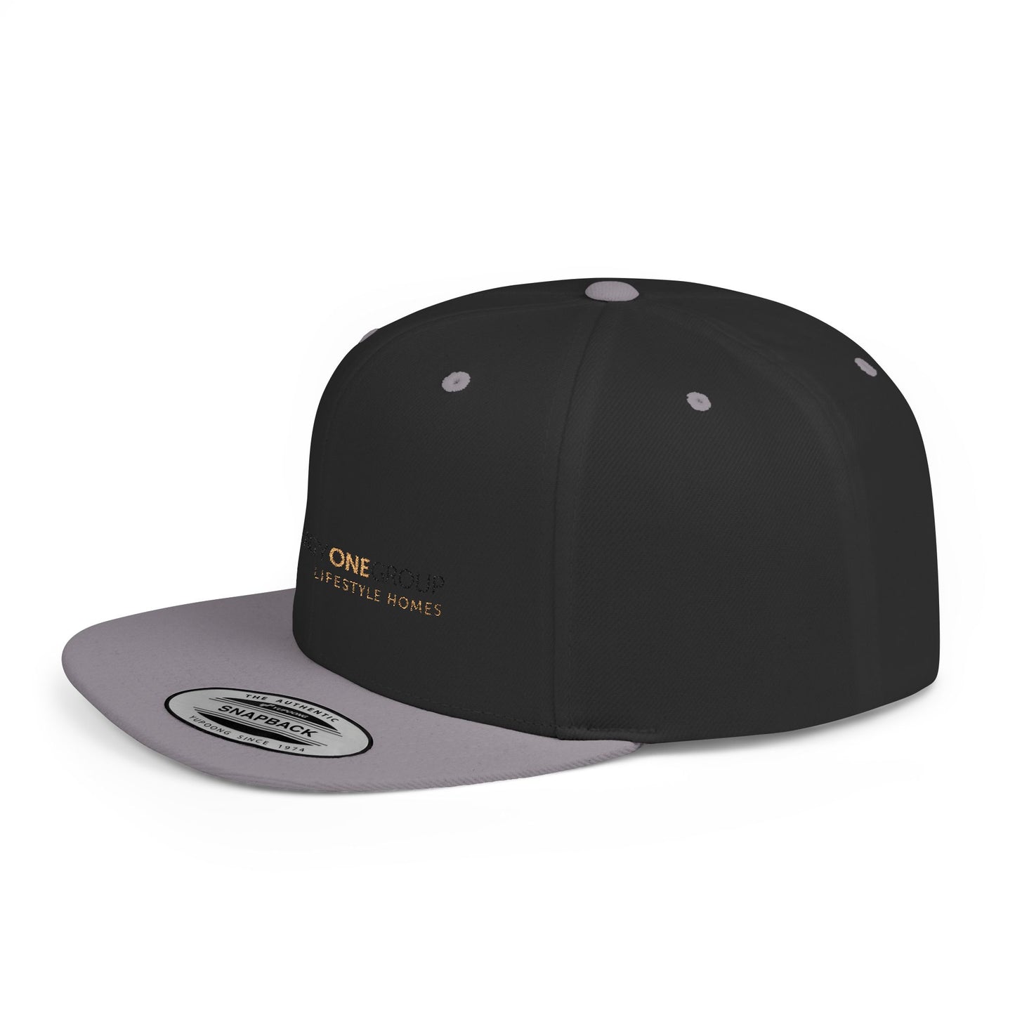 Snapback Hat with Realty Group Logo, Trendy Baseball Cap, Adjustable Flat Bill Cap for Casual Wear, Perfect Gift for Real Estate [...]