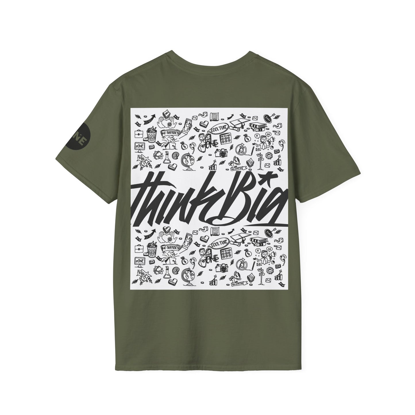 Realty ONE Group 6C's & Think Big doodle Unisex Softstyle T-Shirt