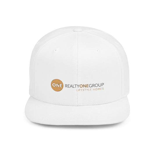 Snapback Hat with Realty Group Logo, Trendy Baseball Cap, Adjustable Flat Bill Cap for Casual Wear, Perfect Gift for Real Estate [...]