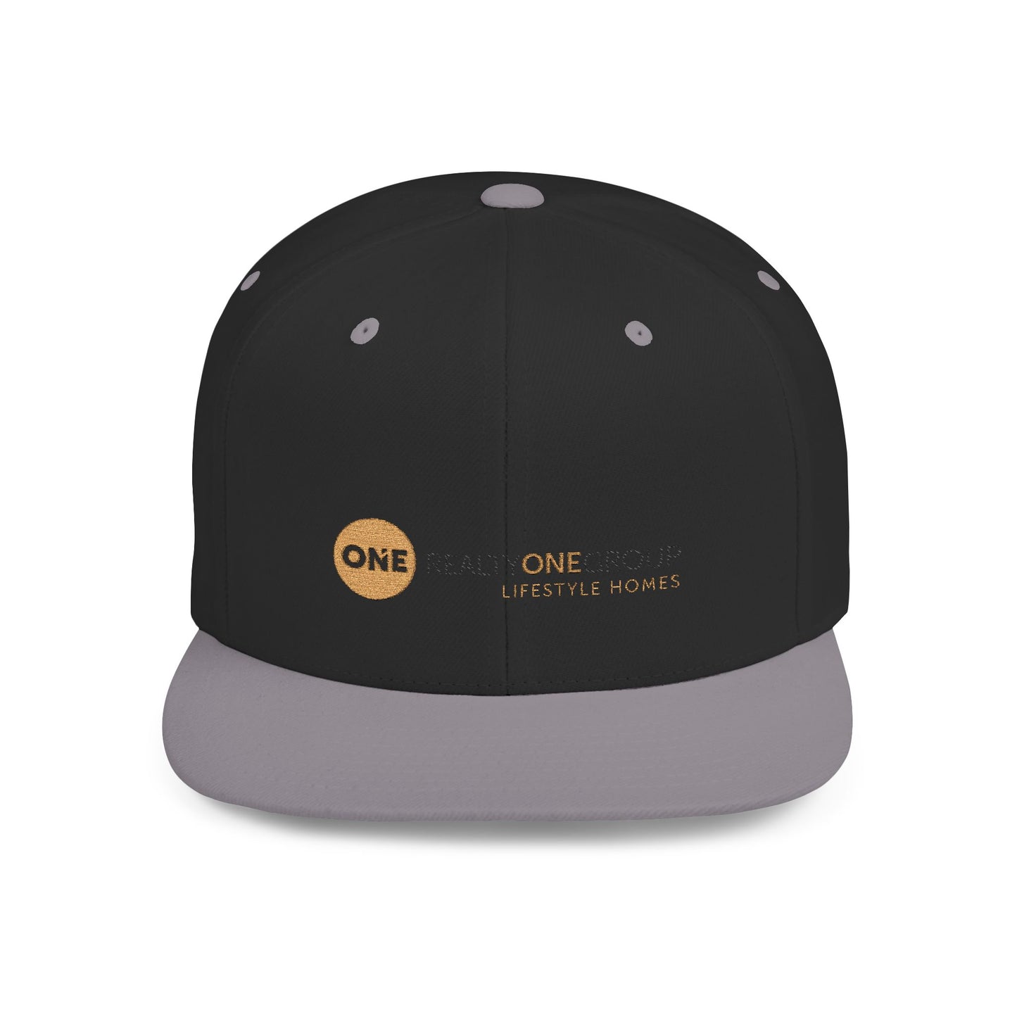 Snapback Hat with Realty Group Logo, Trendy Baseball Cap, Adjustable Flat Bill Cap for Casual Wear, Perfect Gift for Real Estate [...]