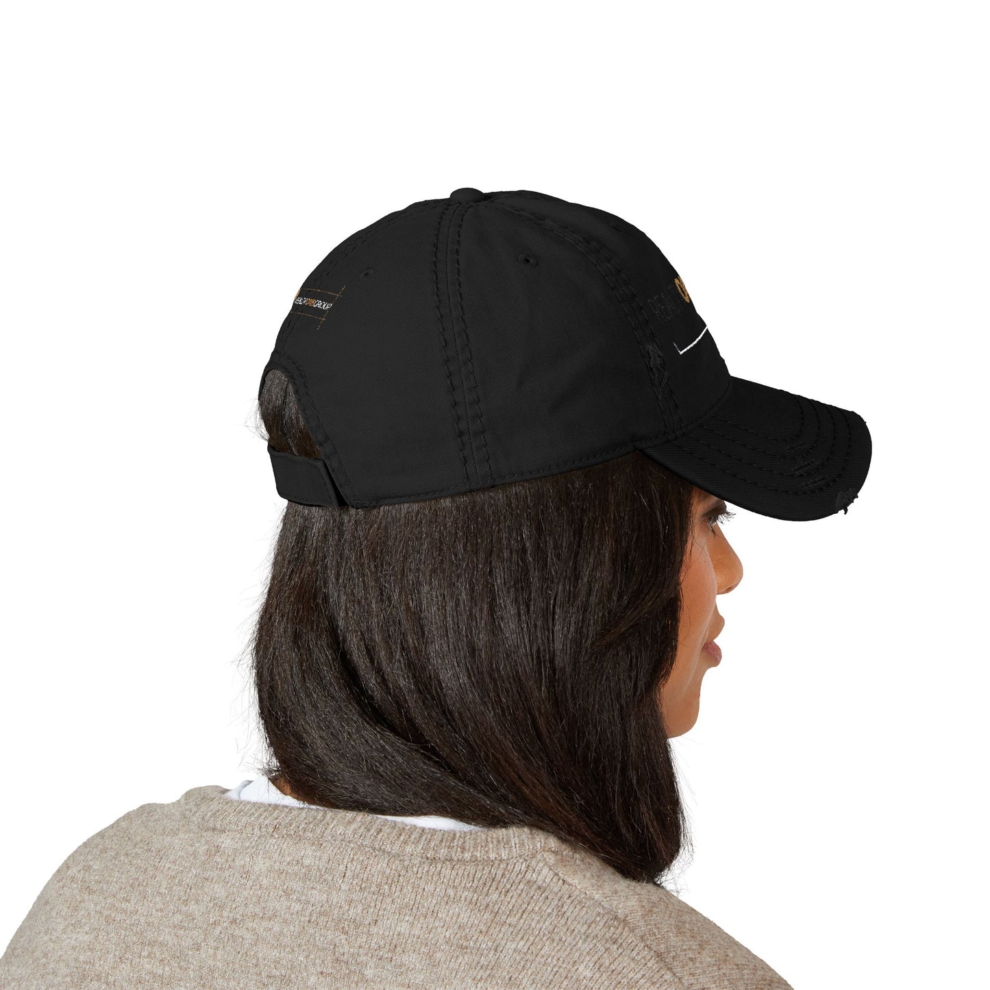 Distressed Dad Hat with Embroidery - Casual Style, Adjustable Cap, Cool Gift, Summer Accessory, Perfect for Dad's Day