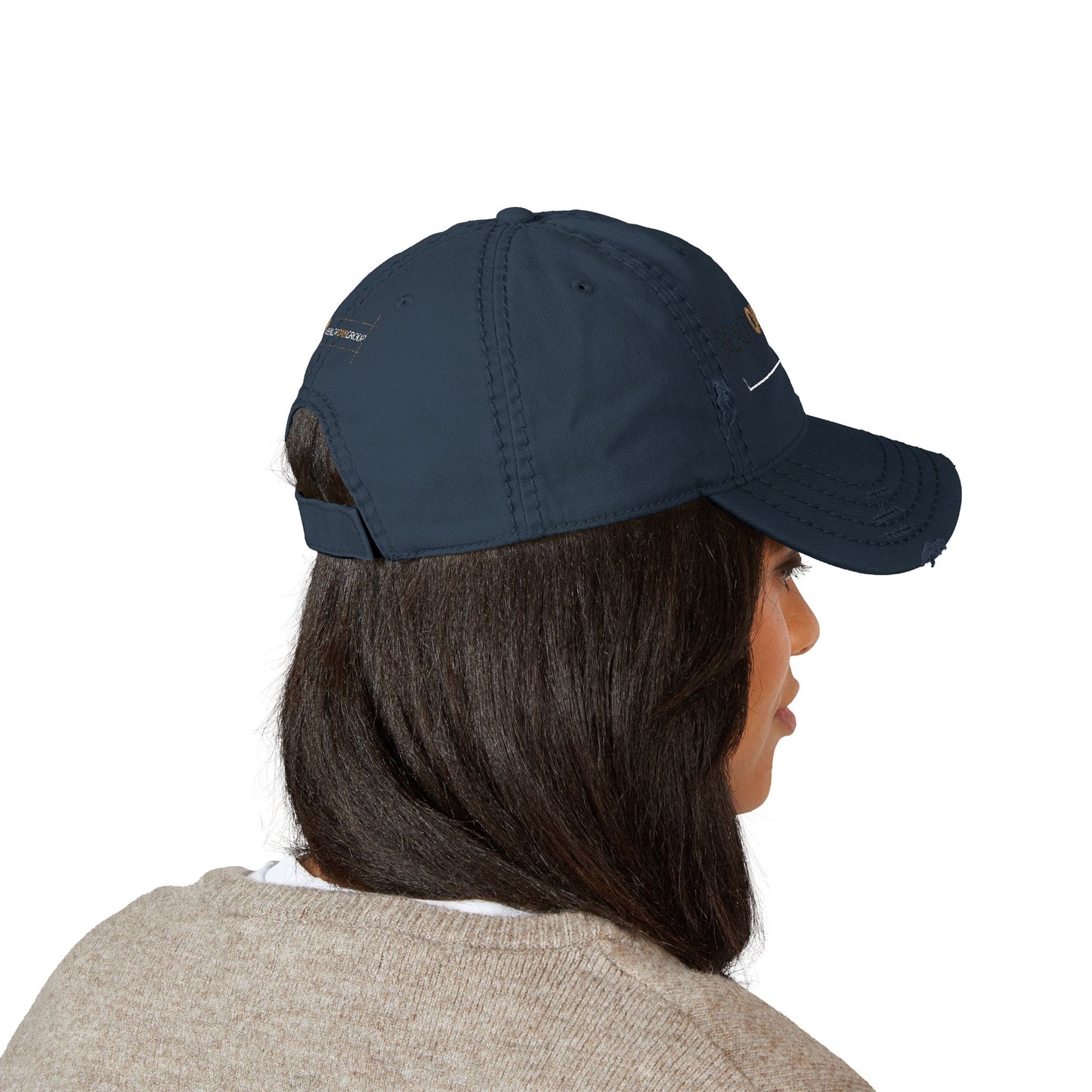 Distressed Dad Hat with Embroidery - Casual Style, Adjustable Cap, Cool Gift, Summer Accessory, Perfect for Dad's Day