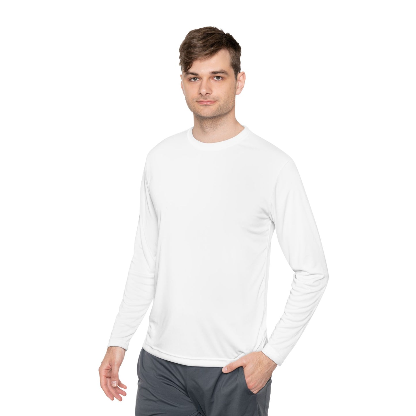 Gold ‘ONE’ Unisex Lightweight Long Sleeve Tee, Casual Shirt, Gift for Her/Him, Birthday/Anniversary Celebration, Everyday Wear