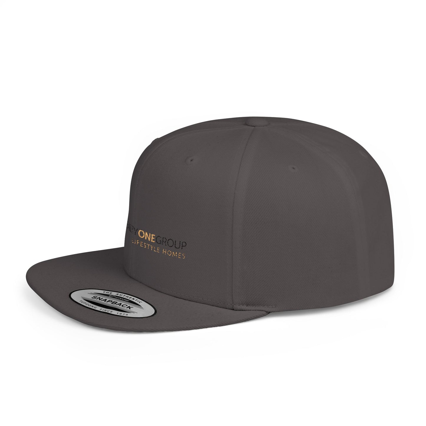 Snapback Hat with Realty Group Logo, Trendy Baseball Cap, Adjustable Flat Bill Cap for Casual Wear, Perfect Gift for Real Estate [...]