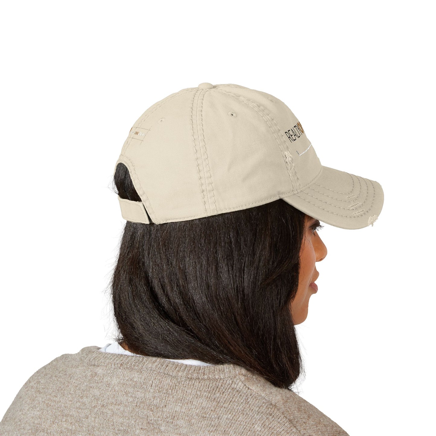 Distressed Dad Hat with Embroidery - Casual Style, Adjustable Cap, Cool Gift, Summer Accessory, Perfect for Dad's Day