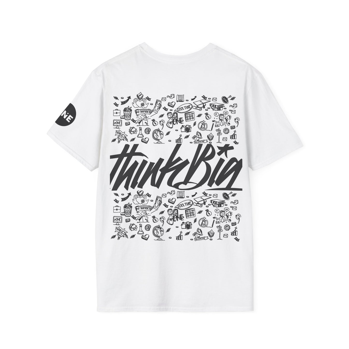 Realty ONE Group 6C's & Think Big doodle Unisex Softstyle T-Shirt