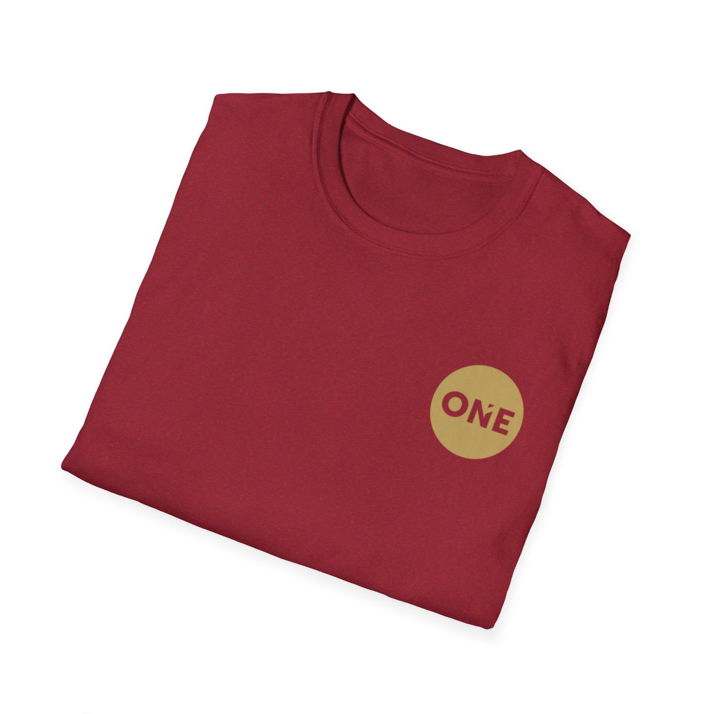 Minimalist ONE Unisex T-Shirt, Casual Tee, Gift for Him/Her, Everyday Wear, Birthday Gift, Summer Style