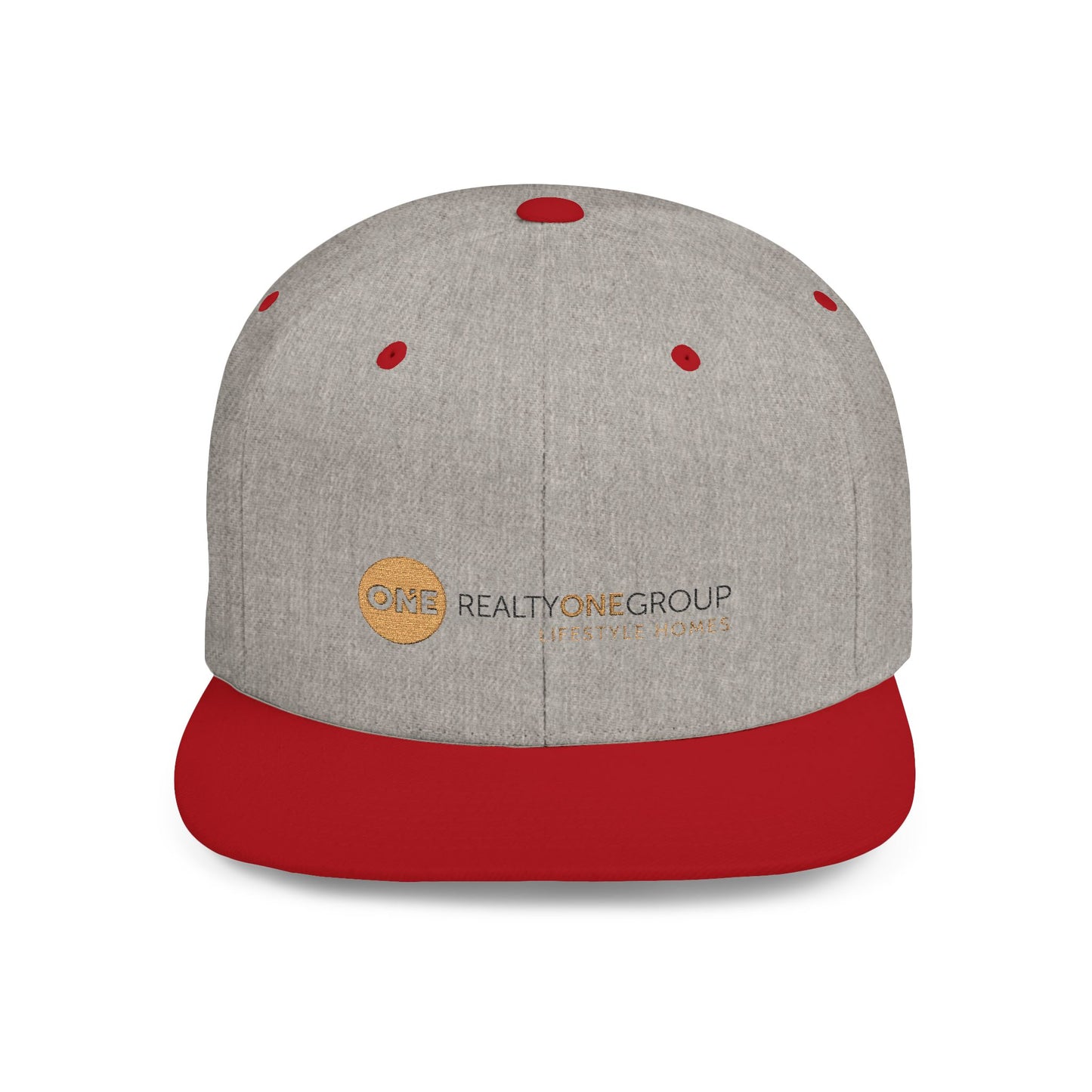 Snapback Hat with Realty Group Logo, Trendy Baseball Cap, Adjustable Flat Bill Cap for Casual Wear, Perfect Gift for Real Estate [...]