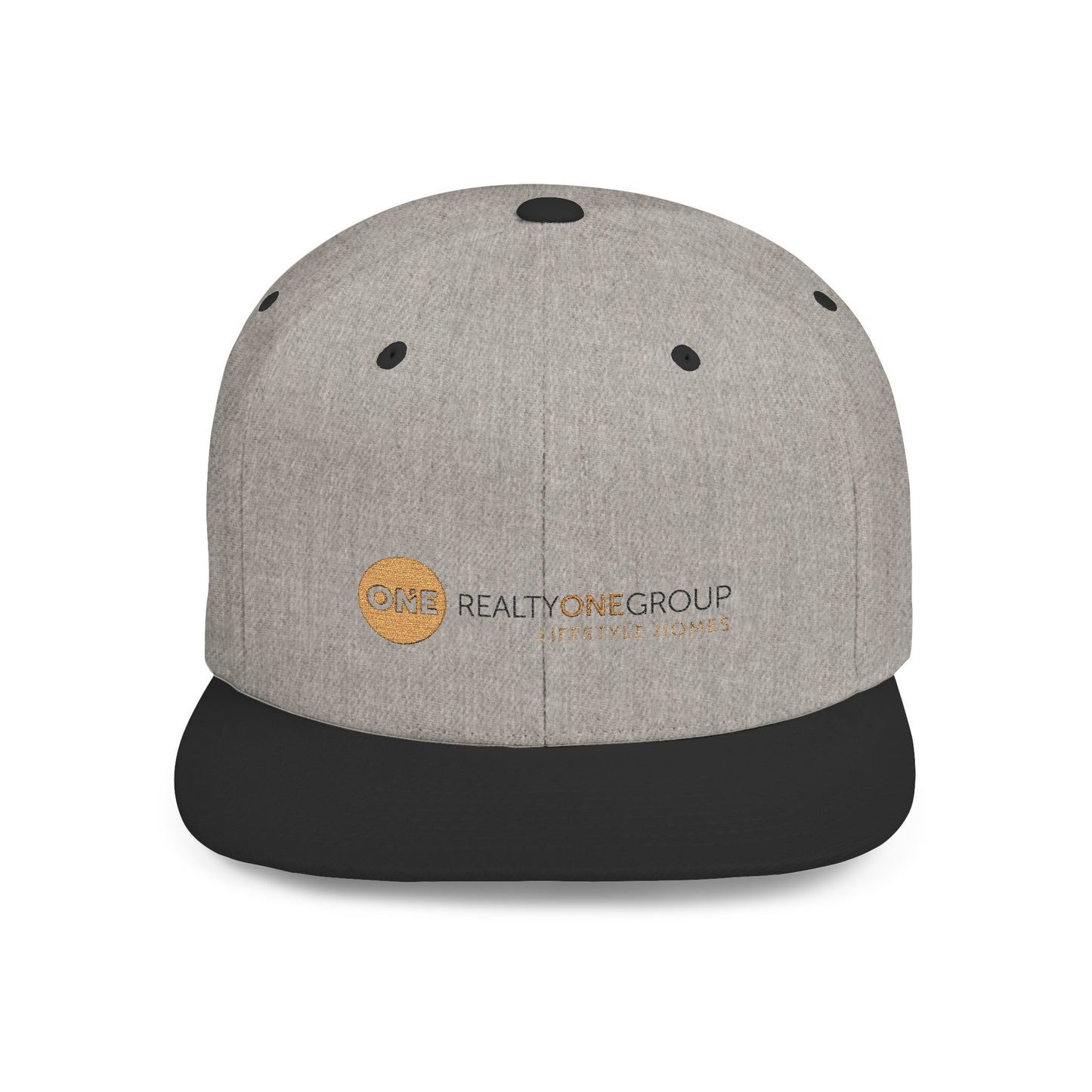 Snapback Hat with Realty Group Logo, Trendy Baseball Cap, Adjustable Flat Bill Cap for Casual Wear, Perfect Gift for Real Estate [...]