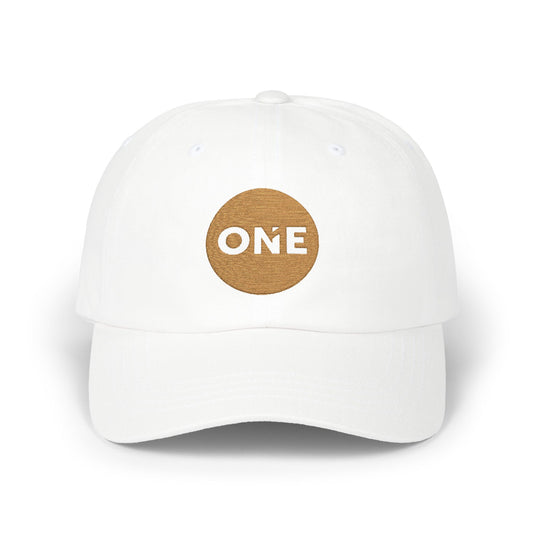 One Dad Cap with ONE Embroidery | Perfect for Dads, Gift for Father's Day, Casual Wear, Summer Style, Everyday Use