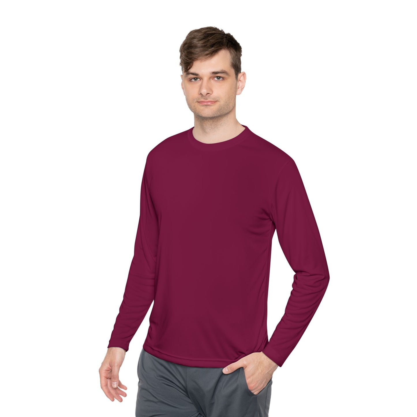 Gold ‘ONE’ Unisex Lightweight Long Sleeve Tee, Casual Shirt, Gift for Her/Him, Birthday/Anniversary Celebration, Everyday Wear