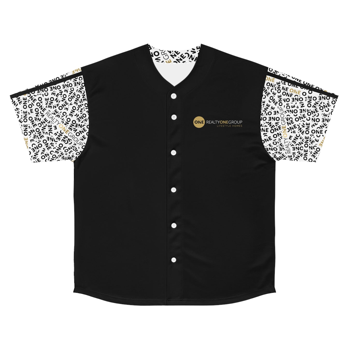 ONE - Think Big - Men's Baseball Jersey (AOP)