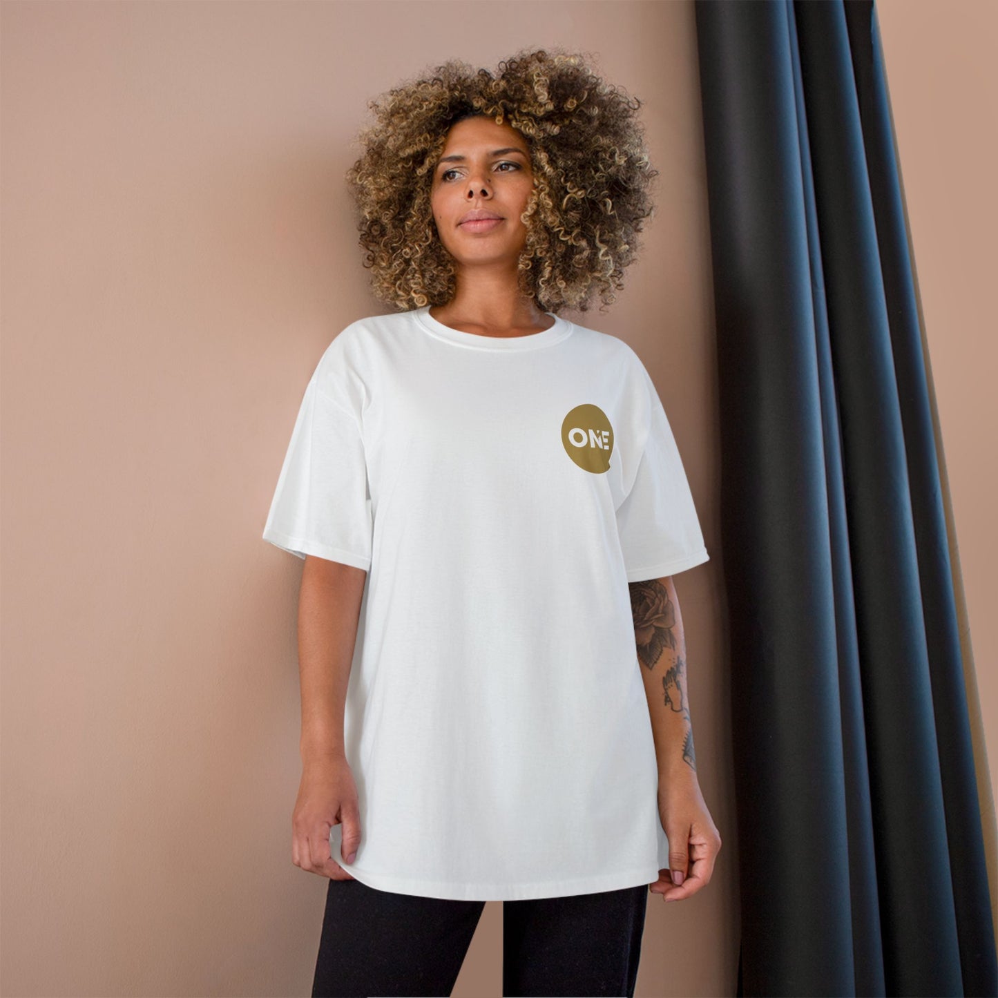 Champion T-Shirt - ONE Graphic Tee for Sports, Casual Wear, Gift for Him/Her, Birthday, Motivational Style
