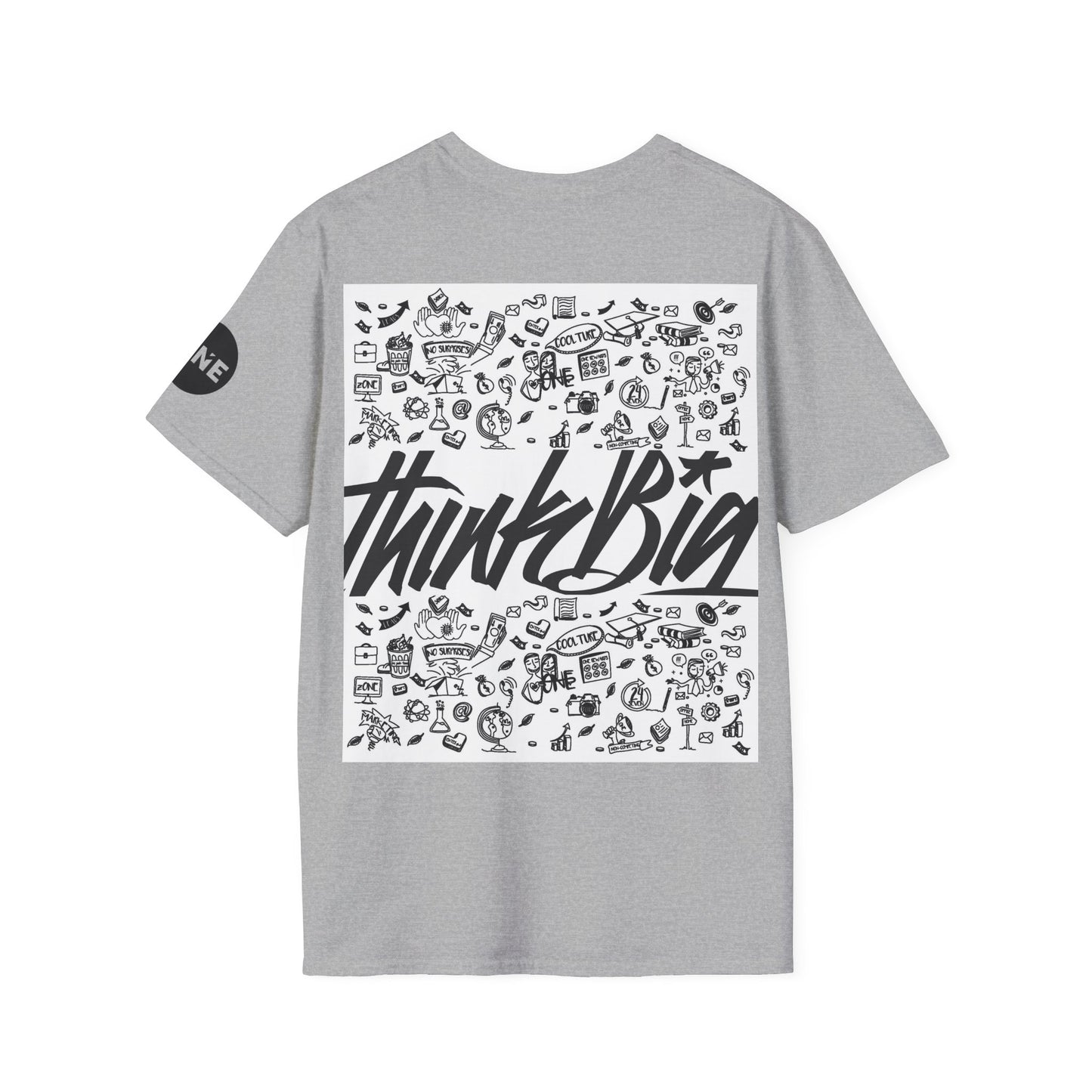 Realty ONE Group 6C's & Think Big doodle Unisex Softstyle T-Shirt